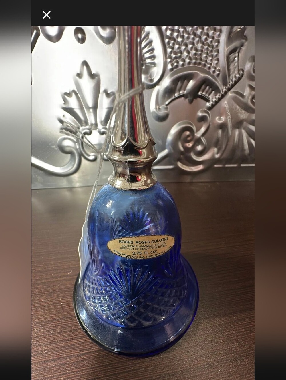 Vintage Avon Blue Bell Perfume Bottle - Picture 2 of 4